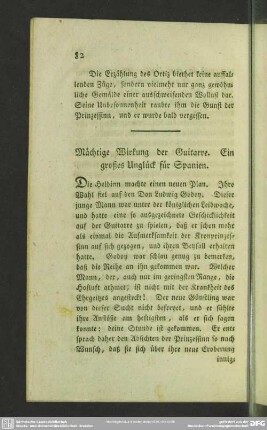 Mächtige Wirkung der Guitarre