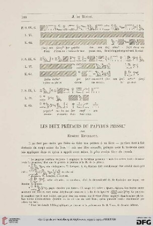 7: Les deux préfaces du papyrus Prisse