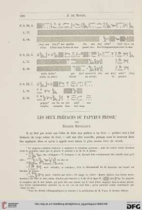 7: Les deux préfaces du papyrus Prisse