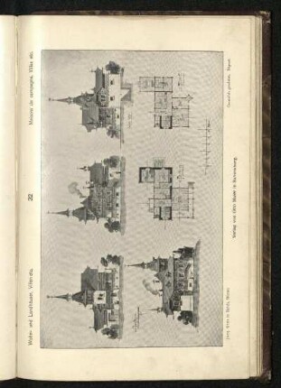 Tafel 32: Jagd-Châlet für Herrn W. Georg-Brun in Basel