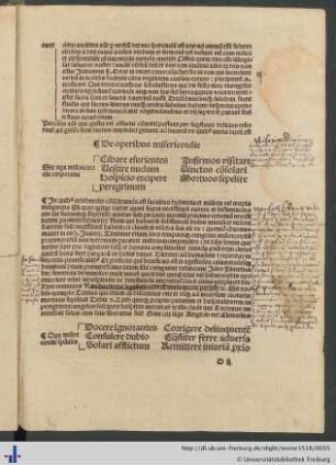 De operibus misericordie.