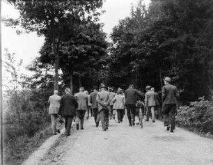 Wandergruppe am Rennsteig