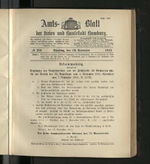 No. 253, 16. November 1915
