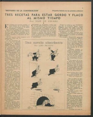 "Breviario de la conversación" : Tres recetas para estar gordo y flaco al mismo tiempo