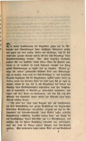 Kurze historische Entwickelung des parlamentarischen Regierungssystems in England : ein Beitrag zur Geschichte der konstitutionellen Monarchie, [1]