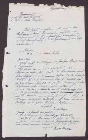 Erklärung des Zeugen Ernst Steppe, Vizewachtmeister beim Freikorps Weilheim, dass seine Darstellung über die Umstände bei der Erschießung Landauers stimmen