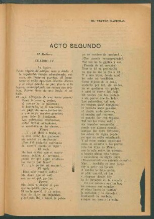 Acto segundo : El Matrero