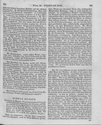 Normand, K. ; Mauch, J. M.: Vergleichende Darstellung der Architectonischen Ordnungen der Griechen und Römer und der neueren Baumeister. Mit 16 Kupfertafeln. Potsdam: Riegel 1832