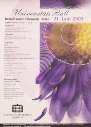 "Universitätsball, TU Chemnitz, am 21.06.2003"