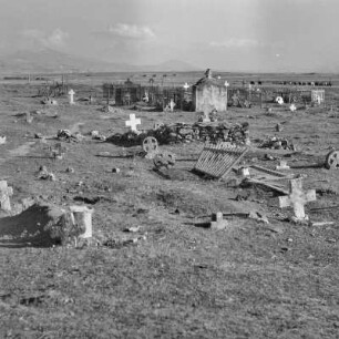 Griechenland. Insel Limnos. Friedhof.