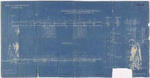 Fundamentplan der eisernen Giebelwand