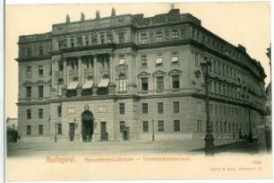 Budapest. Honvédministerium (1879-1881)