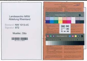 Entnazifizierung Otto Mueller , geb. 19.10.1905 (Kaufmann)