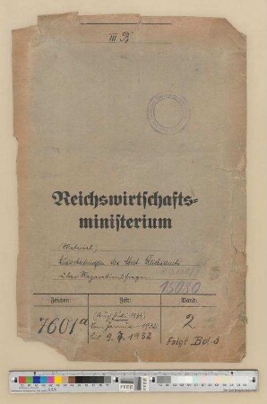 Reparationsangelegenheiten.- Material und Ausarbeitungen des Statistischen Reichsamts: Bd. 2