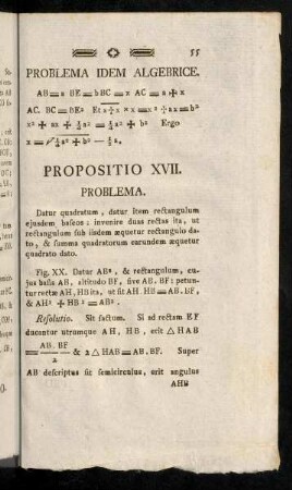 55-62, Propositio XVII - XIX