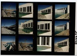 Euphrat-Staustufe - Staudamm - Staudamm und Wasserkraftwerk, Birecik, 1999