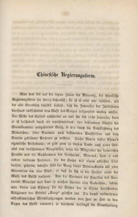 Chinesische Regierungsform