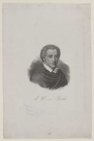 Bildnis des J. W. von Goethe