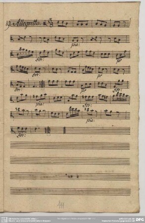 19. Allegretto, C-Dur