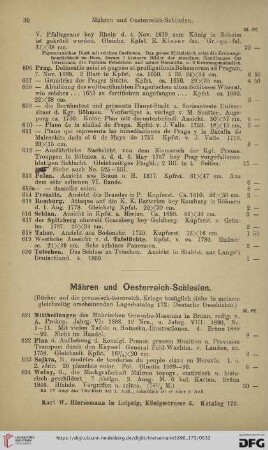 Mähren und Oesterreich-Schlesien (Nr. 621 - 672)
