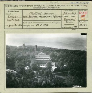 Wuppertal-Barmen, Thelleturm, Turm
