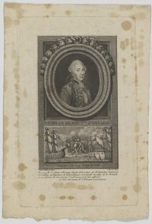 Bildnis des Charles Henri d' Estaing
