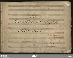 [1]: Stimmensatz 1 Vokalstimmen, Instrumentalstimmen (Streichinstrumente)