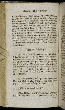 Von der Wollust.