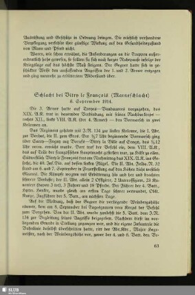 Schlacht bei Vitry-le-François (Marneschlacht) : 6. September 1914