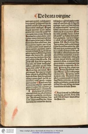 Finis sermonum de festivitatibus gloriose feria secunda post festum Otmari sancti abbatis anni 99.