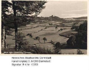 Lichtenberg im Odenwald, Blick nach Lichtenberg