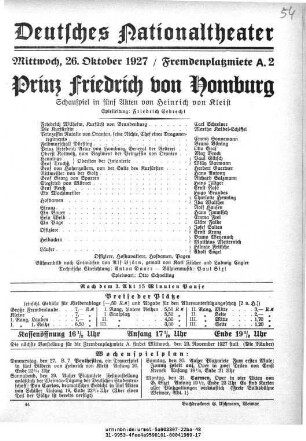 Prinz Friedrich von Homburg
