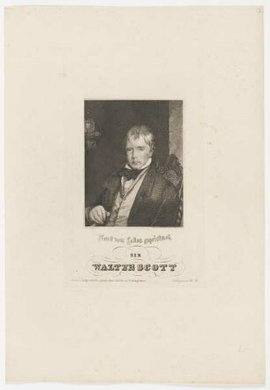 Bildnis des Sir Walter Scott