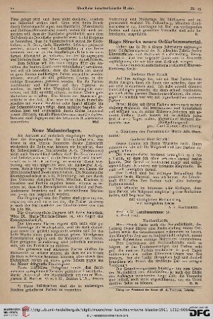 8: Hugo Strucks neues Oelfarbenmaterial