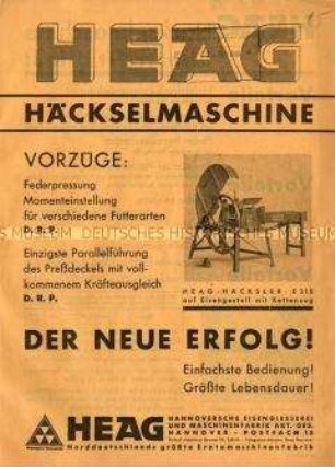 Häckselmaschine