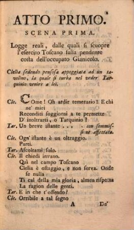 Il trionfo di Clelia : Dramma per musica