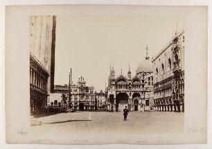 Venezia - Palazzo Ducale, S. Marco, e Torre dell' Orologio