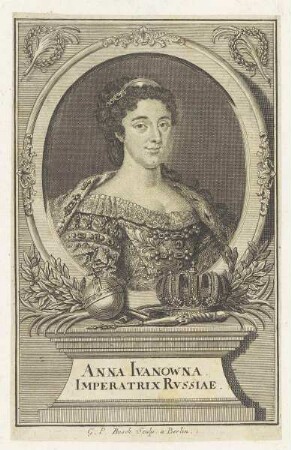 Bildnis der Anna Ivanowna, Imperatrix Rvssiae