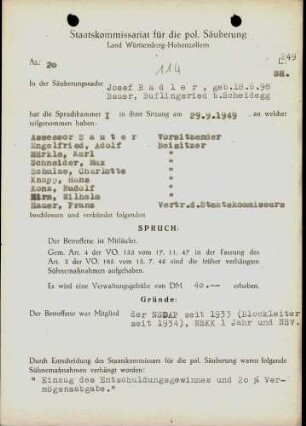 Rädler, Josef