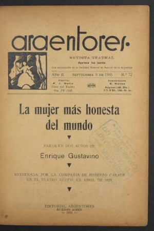 1935007200: La mujer más honesta del mundo : [farsa en dos actos]