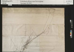Grubengebäude Unterhaus Sachsen und Reicher Bergsegen Fundgrube im Freiwald hinter Erbisdorf (1845 Konsolidierung zur Grube Vereinigt Feld)