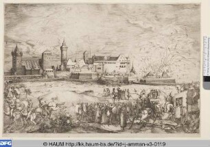 Das Feuerwerk auf der Veste zu Nürnberg 1570
