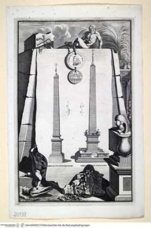 Rom, Obelisk Esquilino und Obelisk auf dem Petersplatz