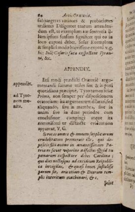 84-85, Appendix. Etsi modi praedicti Oratorie ...