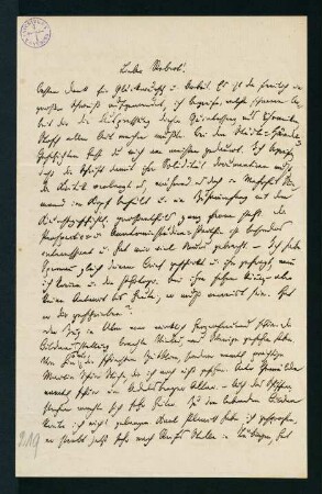 Brief vom 8. Juli 1877