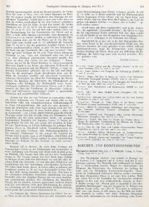 210-212 [Rezension] Theologisches Jahrbuch 1966
