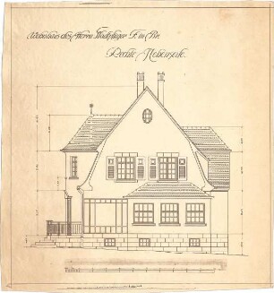 Dolmetsch, Theodor; Brackenheim; Haus Fender - Ansicht