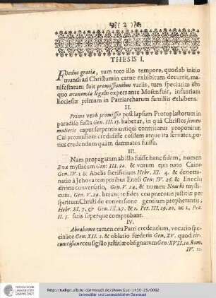 Collegii Theologici Privato-Publici Exercitatio ; Exercitatio decima