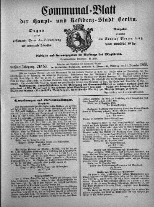 1865,53: No. 53, 31. Dezember 1865