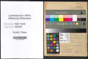 Entnazifizierung Peter Kurth , geb. 25.05.1910 (Verwaltungsangestellter)